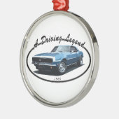 1968 CAMARO SS SCHWARZES SILBERNES ORNAMENT (Links)