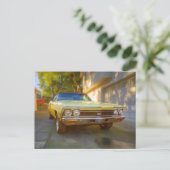 1968 CHEVROLET CHEVELLE SS 396 POSTKARTE (Stehend Vorderseite)