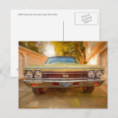 1968 CHEVROLET CHEVELLE SS 396 POSTKARTE (Vorne/Hinten)