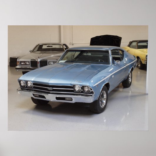 1968 Chevrolet Chevelle SS 396 Sport Coupe Print Poster (Vorne)