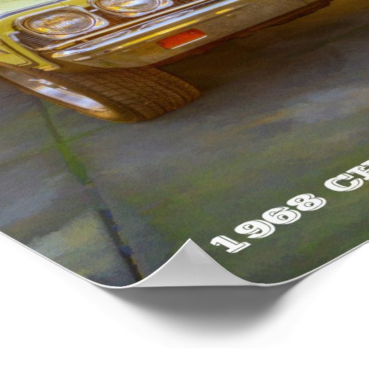 1968 CHEVY CHEVELLE SS 396 POSTER (Ecke)