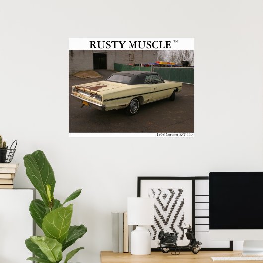 1968 Coronet R/T Poster (Heimbüro)