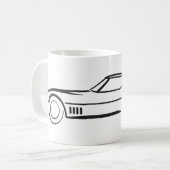 1968 Corvette Hardtop BLK Kaffeetasse (Vorderseite Links)