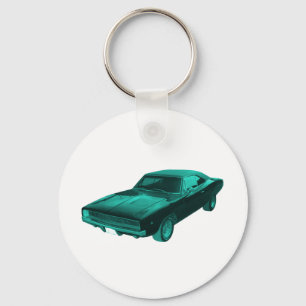 1968 Dodge Charger blau Mopar Schlüsselanhänger