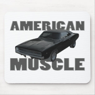 1968 Dodge Charger R/T Amerikanischer Muscle-Car Mousepad