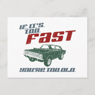 1968 Dodge Hurst Hemi Dart Postkarte