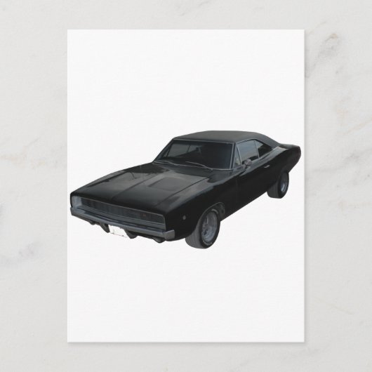 1968 Dodge Ladegerät r/t mopar Postkarte (Vorderseite)