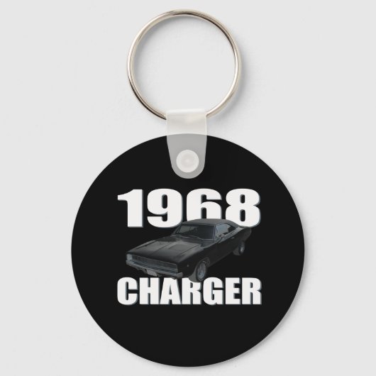 1968 Dodge-Ladegerät rt Schlüsselanhänger (Vorderseite)