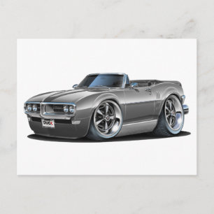 1968 Firebird Gray Convertible Postkarte