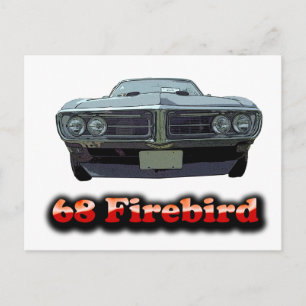 1968 Firebird Postkarte