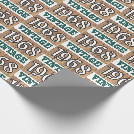 1968 geboren geschenkpapier (Ecke)