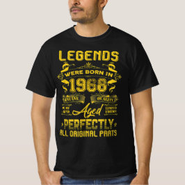 1968 Glückliches Geburtstagsgeschenk, Legenden war T-Shirt