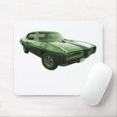 1968 GTO Muscle Car Mousepad (Mit Mouse)