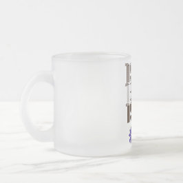 1968 Hippie Blume Power Peace Sign Aqua Lila Mattglastasse