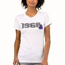 1968 Hippie Peace Sign Blume Power Lila