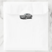 1968 Hurst Olds Runder Aufkleber (Tasche)
