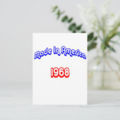 1968 in Amerika Postkarte (Stehend Vorderseite)