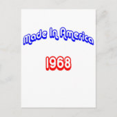 1968 in Amerika Postkarte (Vorderseite)