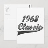 1968 Klassiker Postkarte (Vorne/Hinten)