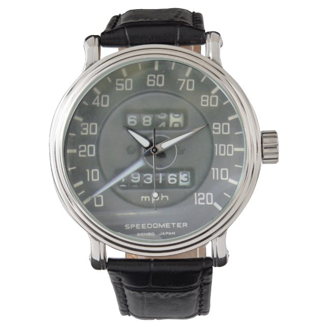 1968 Klassisches Speedometer für japanische Sportw Armbanduhr (Vorderseite)