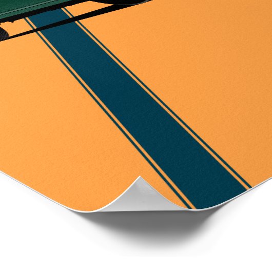 1968 Mustang Poster (Ecke)