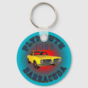 1968 Plymouth Barracuda Keychain. Schlüsselanhänger