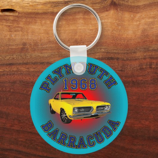 1968 Plymouth Barracuda Keychain. Schlüsselanhänger (Vorderseite)