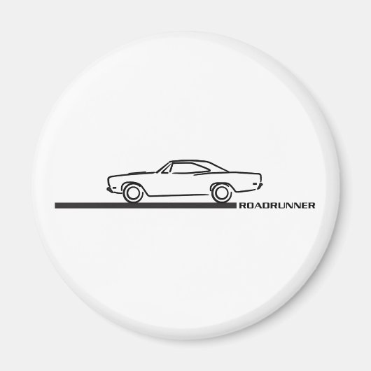 1968 Plymouth Roadrunner Magnet (Vorne)