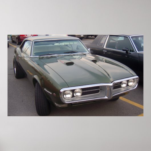 1968 Pontiac Firebird Hardtop Poster (Vorne)