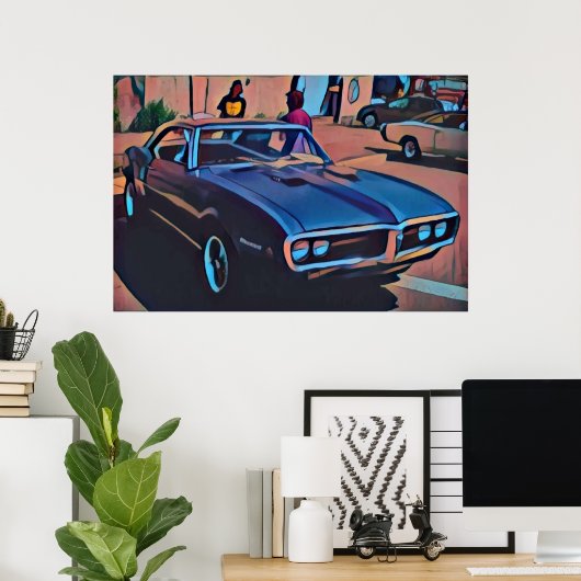 1968 Pontiac Firebird Poster (Heimbüro)
