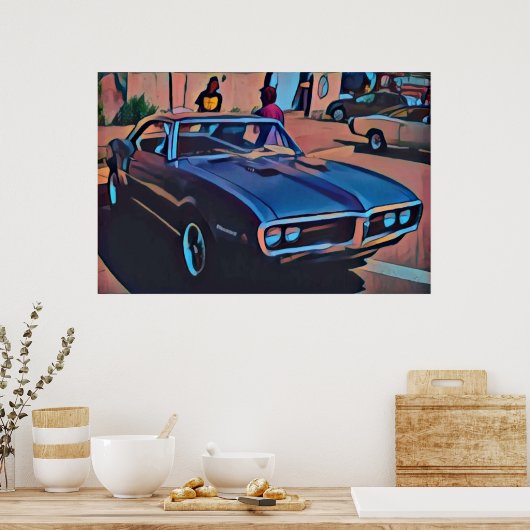 1968 Pontiac Firebird Poster (Küche)