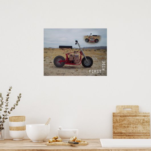 1968 Powell Challenge Mini Bike Poster (Küche)