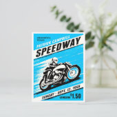 1968 Speedway Oldtimer-Motorrad Postkarte (Stehend Vorderseite)