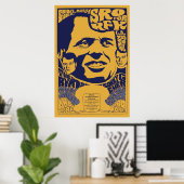 1968 "Stehend Room Only" RFK Psychedelic Poster (Heimbüro)