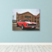 1968 Super Sport Chevy Camaro Leinwanddruck (Insitu (Holzboden))