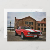 1968 Super Sport Chevy Camaro Postkarte (Vorne/Hinten)
