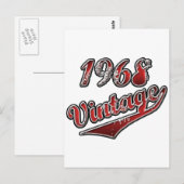 1968 Vintag Postkarte (Vorne/Hinten)