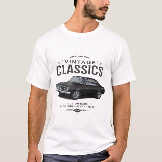 1968 Vintager Klassiker T-Shirt (Vorderseite)