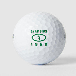 1969 50. Geburtstag für Golfer Golfball