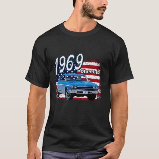 1969,69,Chevelle,SS,396,4.,july,amerikanisch T-Shirt (Vorderseite)