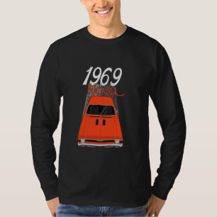 1969 69 Chevys Nova 2 Classic Car Old School Muscl T-Shirt