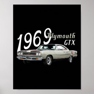 1969 69 GTX 4. Juli Amerikaner Poster