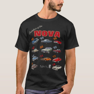 1969 72 63 64 65 66 67 68 70 71 73 74 Chevys Nova T-Shirt