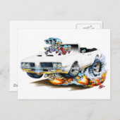 1969 Alds Cutlass Weißbuchse Postkarte (Vorne/Hinten)