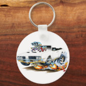 1969 Alds Cutlass Weißbuchse Schlüsselanhänger (Vorderseite)