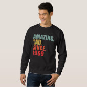 1969 Amazing Dad Since 1969 Sweatshirt (Vorne ganz)