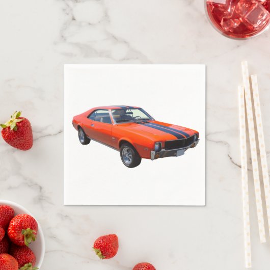 1969 AMC Javlin Muscle Car Serviette (Beispiel)