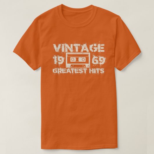 1969 Beste Treffer Vintag T-Shirt (Design vorne)