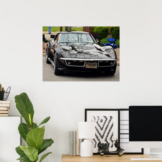 1969 C3 Corvette 427 Poster (Heimbüro)