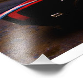 1969 Camaro am Rocky Ridge für Sonnenuntergang Fotodruck (Ecke)